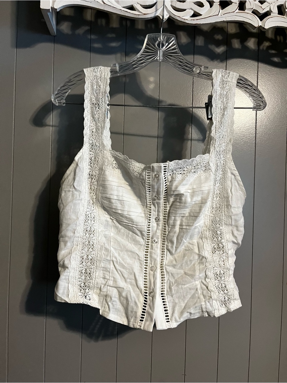 Free People Maggie Lace Tank